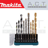 MAKITA 9PC WOOD/ METAL / MASONRY DRILL BITS SET, D-71962