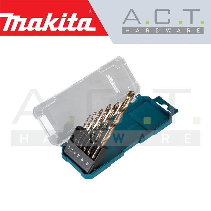 MAKITA HSS-Co METAL DRILL BIT ASSORTMENT (6PCS), D-75758