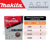 MAKITA ABRASIVE DISC, 8 HOLES FOR WOOD, (10PCS / 20PCS)