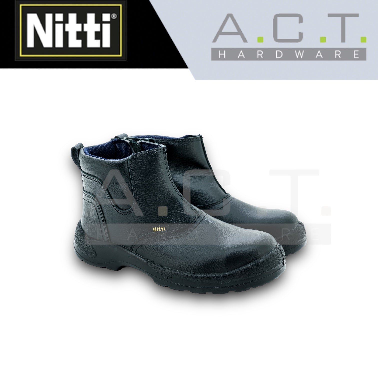 Nitti 22681, Safety Shoes, Mid Cut Zipper Main image