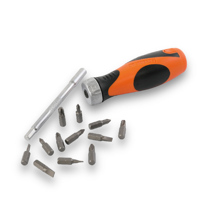 KENDO 14PC RATCHET SCREWDRIVER BITS SET - 20016 Secondary image