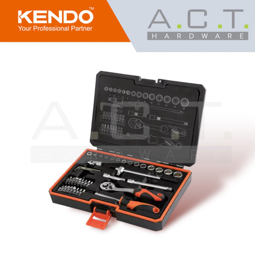 KENDO 42pc 1/4" SOCKET SET - 90562