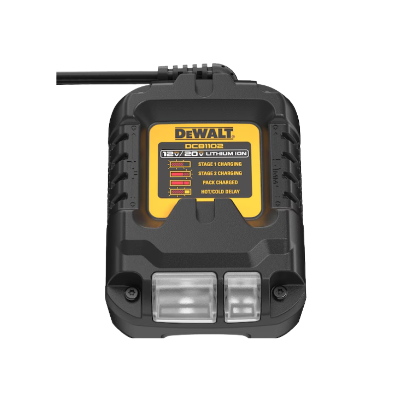 DEWALT DCB1102-B1, 12V/20V MAX MULTI VOLTAGE BATTERY CHARGER, 2AMP, 220-240V
