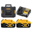 DEWALT 20V MAX / 18V LI-ON BATTERIES & CHARGER SET WITH T-STAK CASE - 2.0AH / 4.0AH / 5.0AH