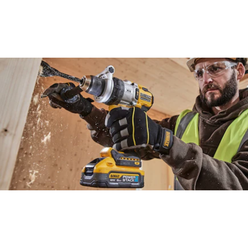 DEWALT DCD1007H1T, 18V / 20VMAX BRUSHLESS PREMIUM HAMMER DRILL DRIVER SET (WITH POWERSTACK BATTERY)