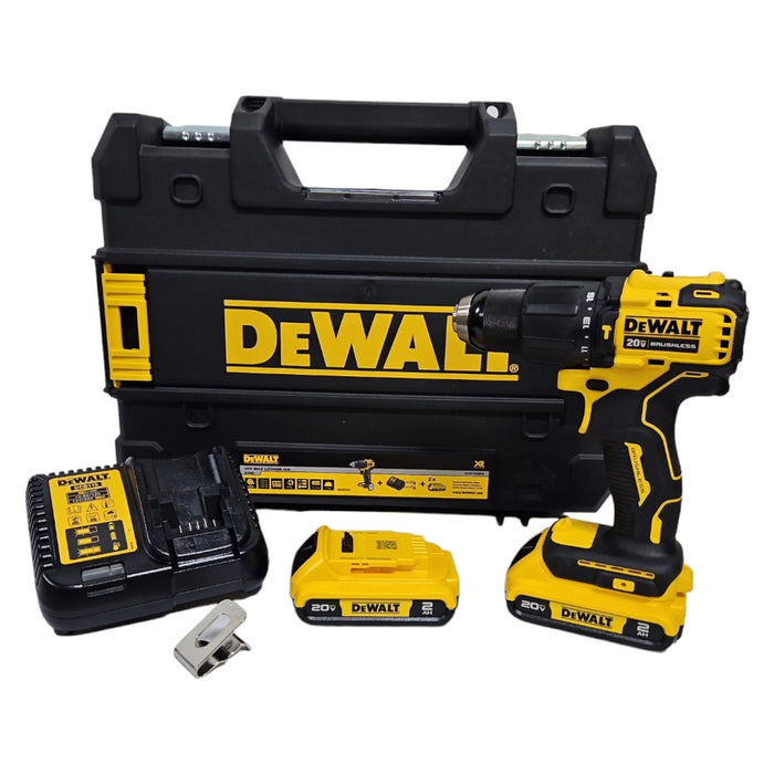 DEWALT DCD709D2 20V XR CORDLESS BRUSHLESS HAMMER DRIVER DRILL 2.0AH