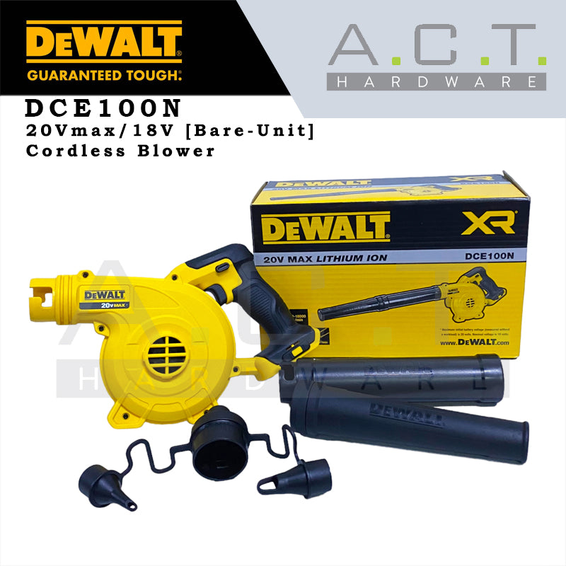DEWALT DCE100N 20V CORDLESS COMPACT JOBSITE BLOWER  [BARE] Main image