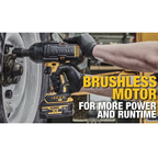 DEWALT DCF900P2T, 18V / 20VMAX BRUSHLESS 1/2" HOG RING HIGH TORQUE IMPACT WRENCH SET