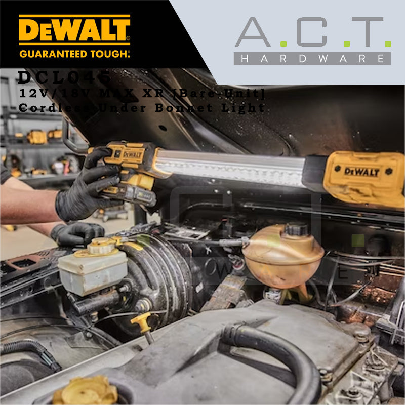 DEWALT DCL045 12V/18V XR CORDLESS UNDER BONNET LIGHT [BARE UNIT]