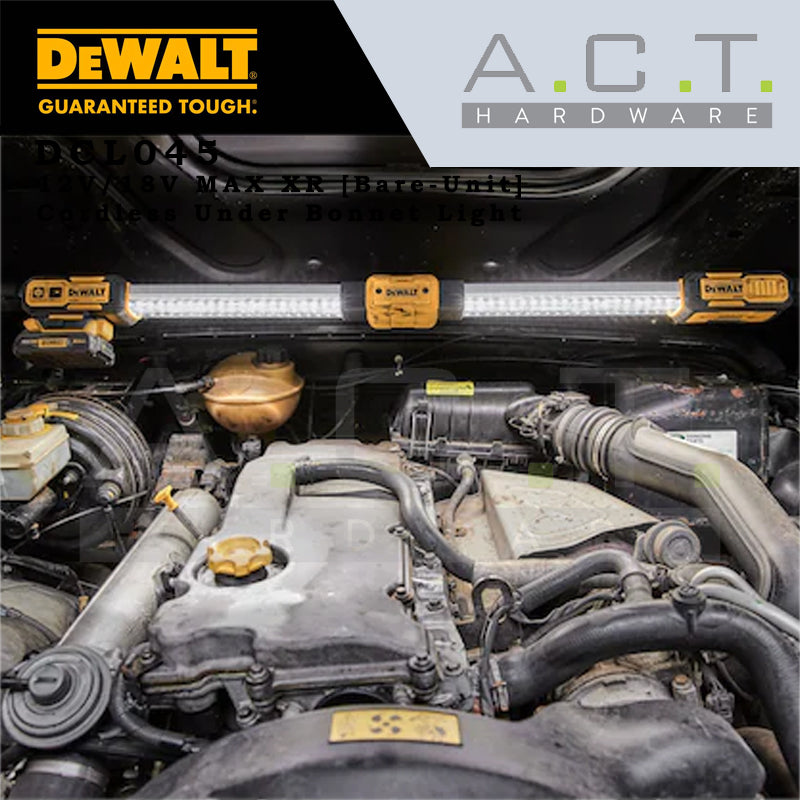DEWALT DCL045 12V/18V XR CORDLESS UNDER BONNET LIGHT [BARE UNIT]