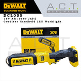 DEWALT DCL050 18V XR CORDLESS HANDHELD LED WORKLIGHT [BARE UNIT]