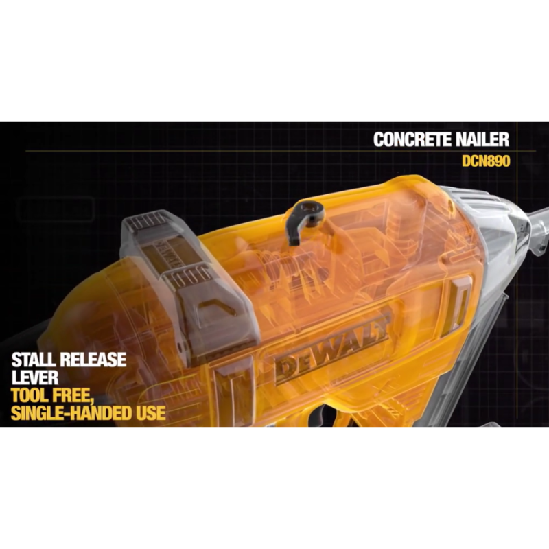 DEWALT DCN890N, 18V / 20VMAX BRUSHLESS CONCRETE NAILER (BARE TOOL ONLY)