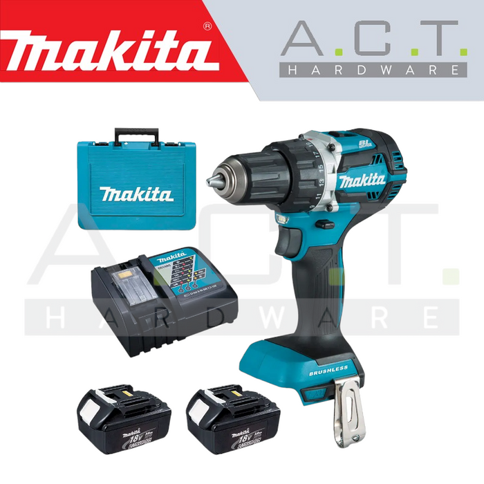 MAKITA DDF484 CORDLESS DRIVER DRILL (Steel & Wood)