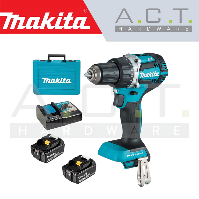 MAKITA DDF484 CORDLESS DRIVER DRILL (Steel & Wood)