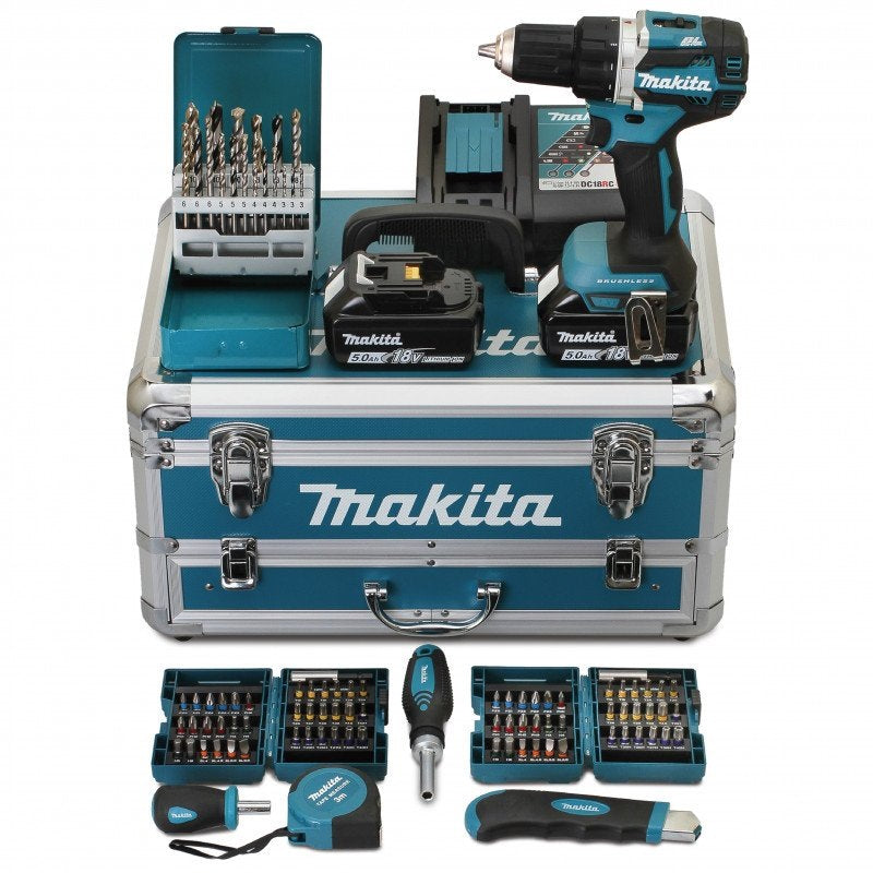 MAKITA DDF484RTX6 CORDLESS DRIVER DRILL SET Main image