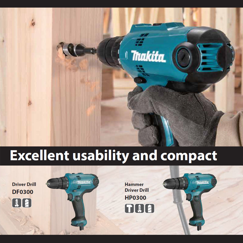 MAKITA DF0300 CORDED DRIVER DRILL