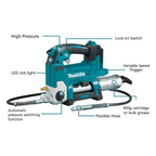 MAKITA DGP180Z, 18V CORDLESS GREASE GUN (BARE UNIT)