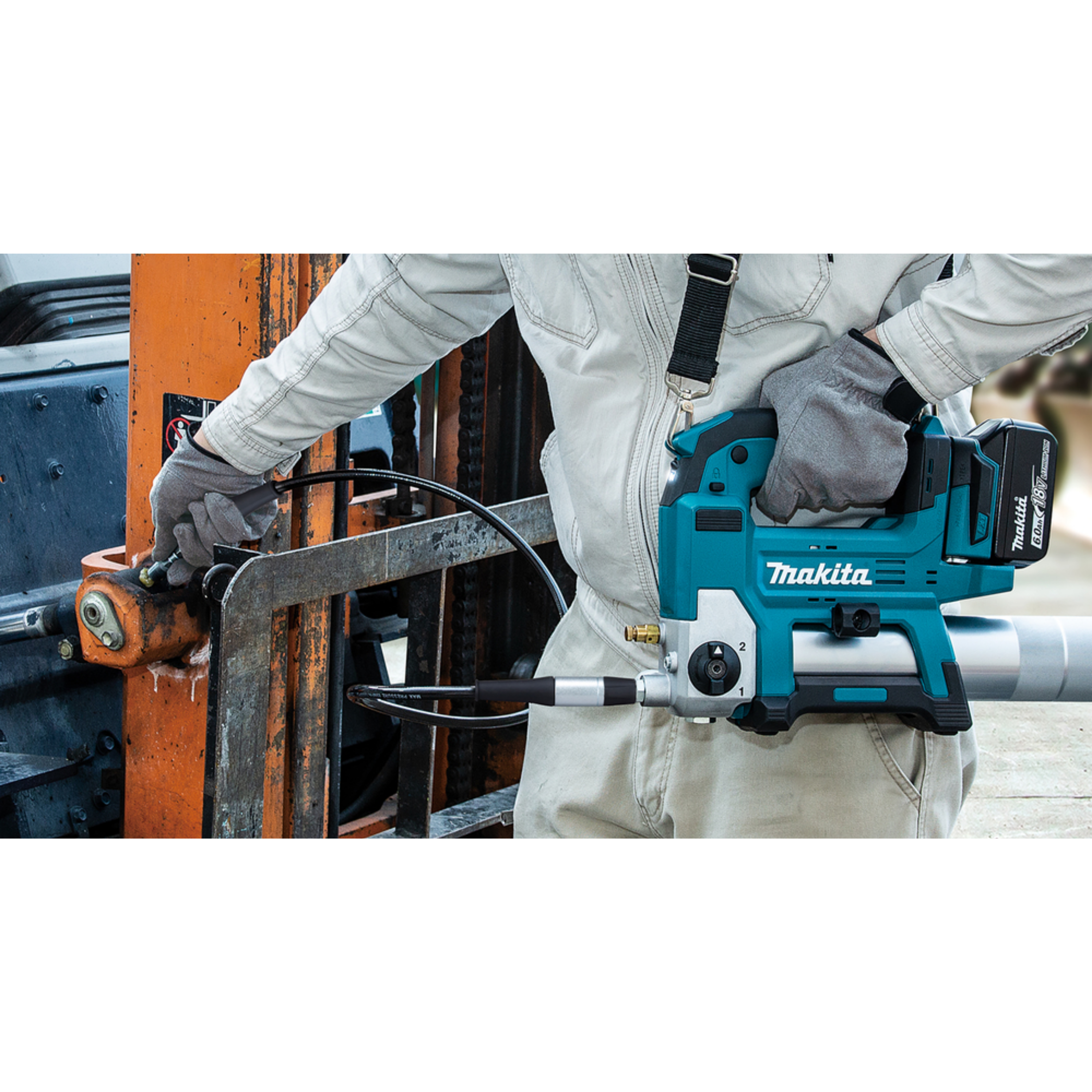 MAKITA DGP180Z, 18V CORDLESS GREASE GUN (BARE UNIT)