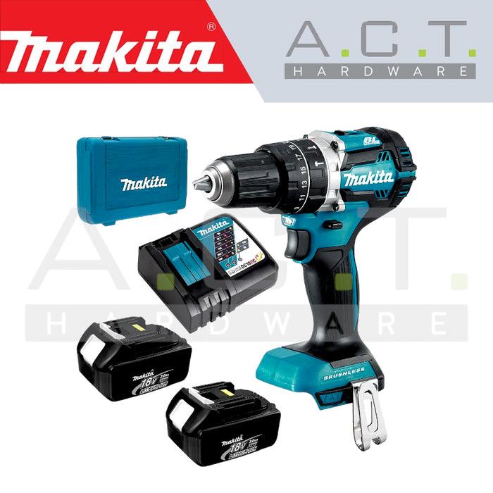 MAKITA DHP484 CORDLESS HAMMER DRIVER DRILL