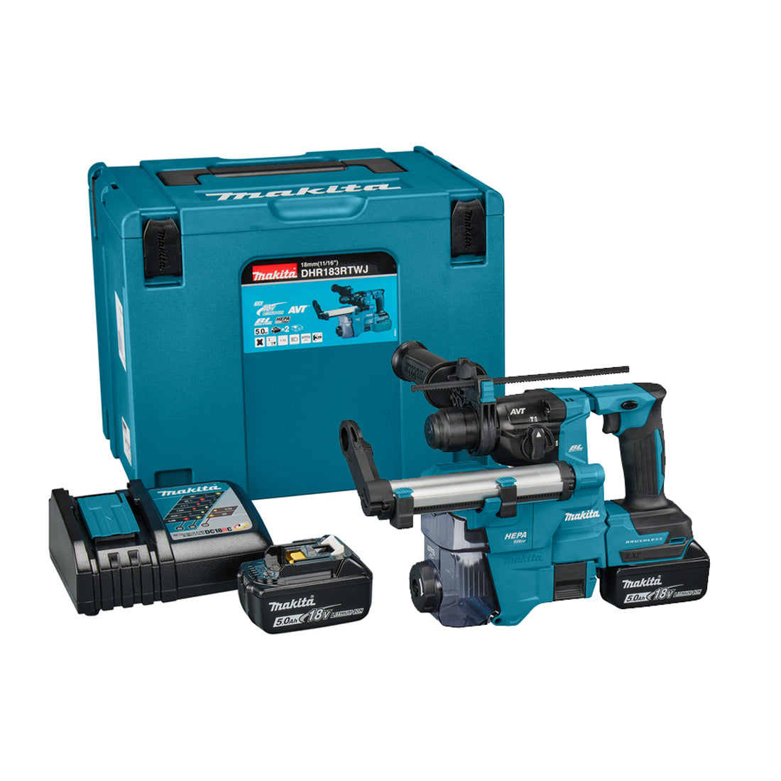 MAKITA DHR183 CORDLESS ROTARY HAMMER Main image