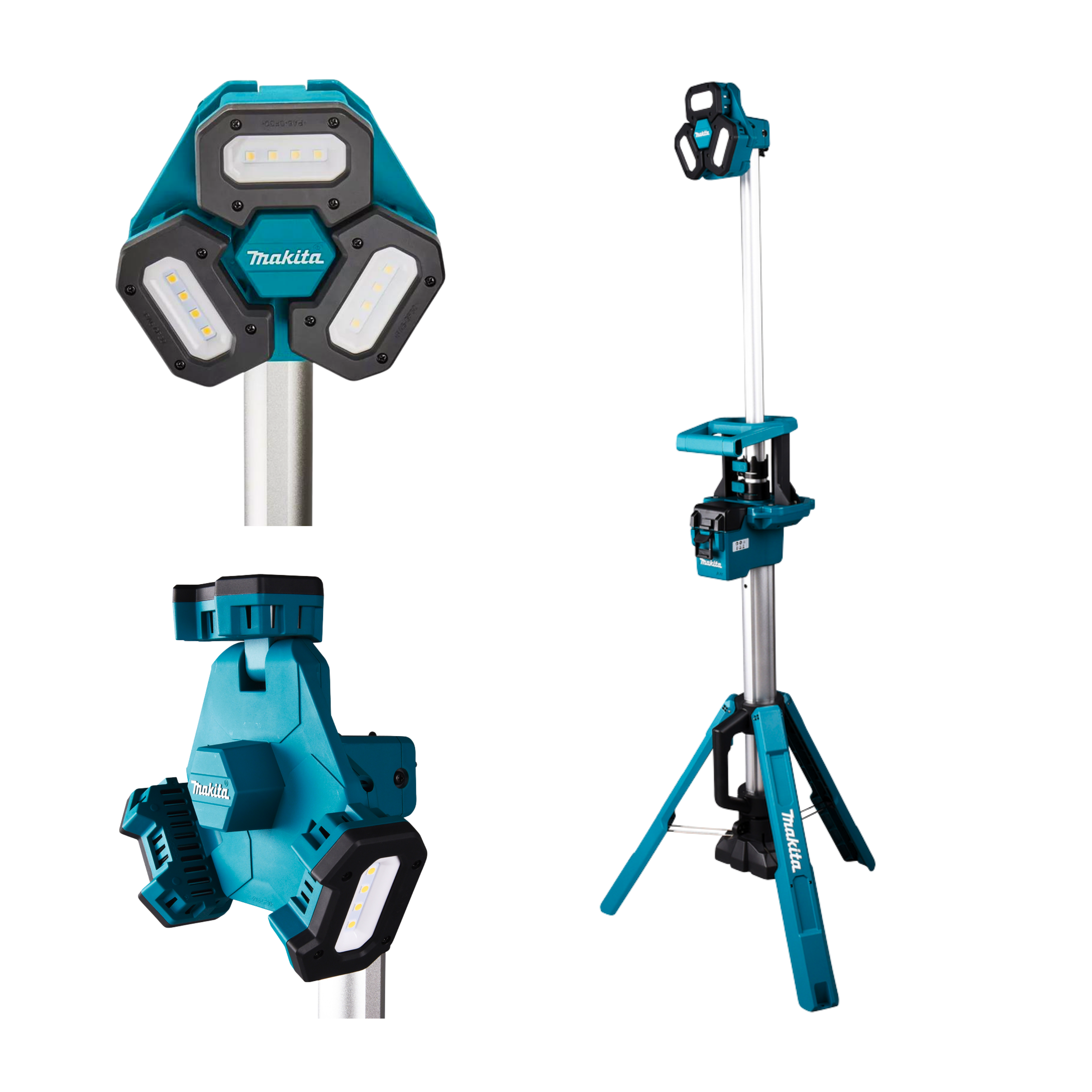 MAKITA DML814, 18V CORDLESS LED TRIPOD WORKLIGHT, 3000 LUMENS