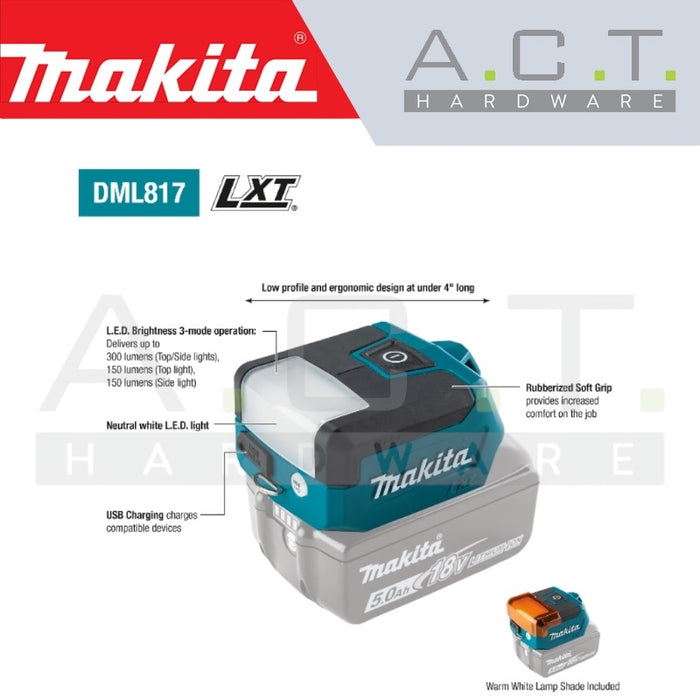 MAKITA DML817 CORDLESS WORKLIGHT