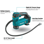 MAKITA DMP180Z, 18V CORDLESS INFLATOR (BARE UNIT)