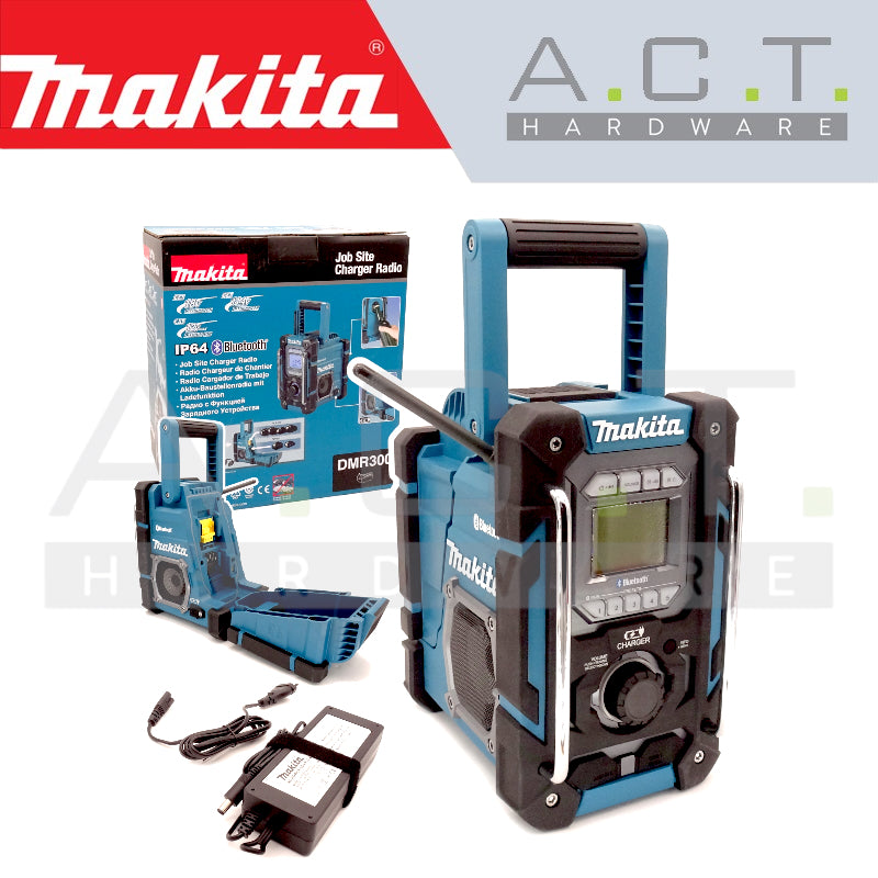 MAKITA DMR300 CORDLESS JOB SITE RADIO