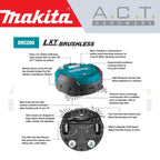 MAKITA DRC200Z CORDLESS ROBOTIC CLEANER