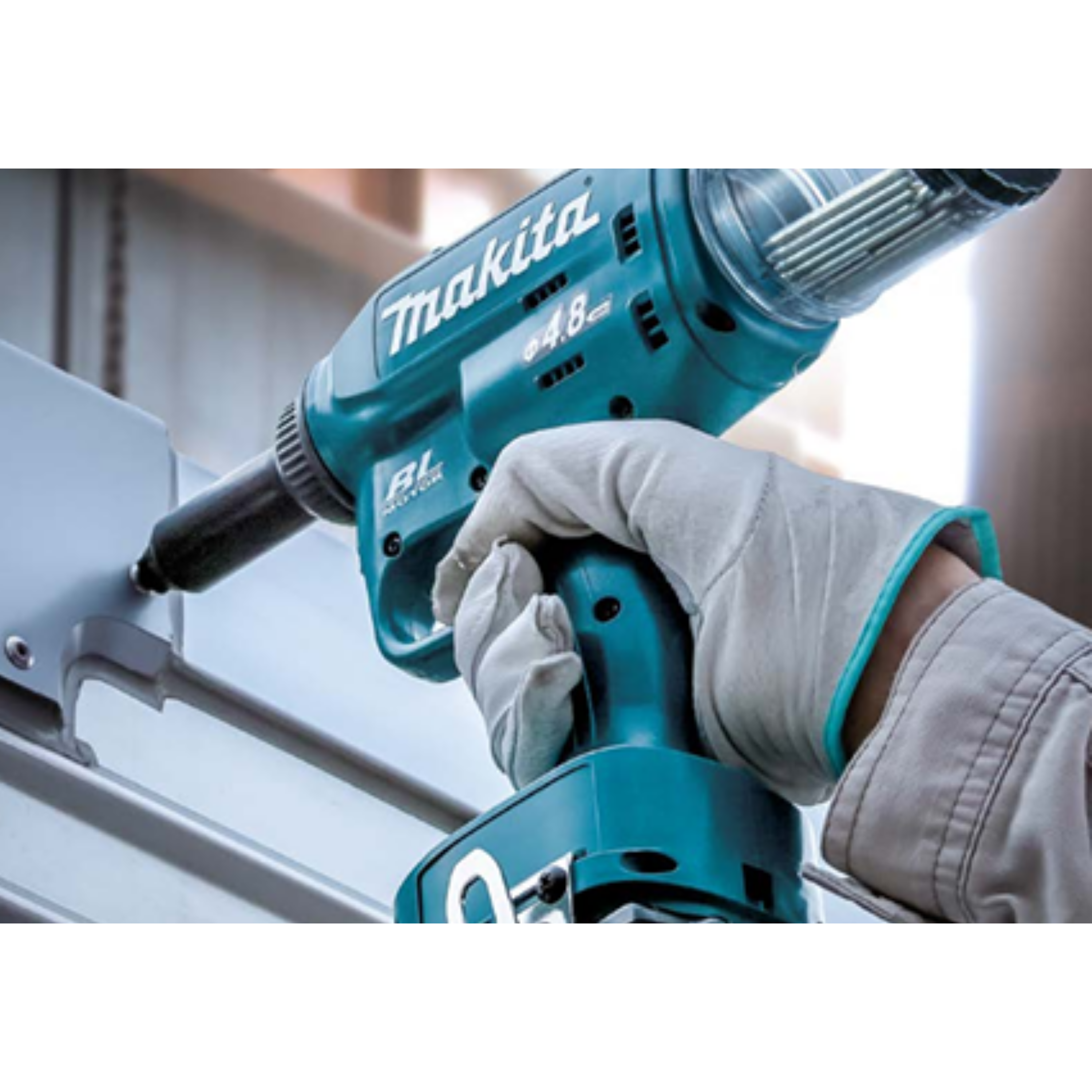 MAKITA DRV250Z, 18V CORDLESS BRUSHLESS RIVET GUN (BARE UNIT)
