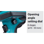 MAKITA DTC101ZK, 18V CORDLESS OPEN TYPE CABLE CUTTER (BARE UNIT)