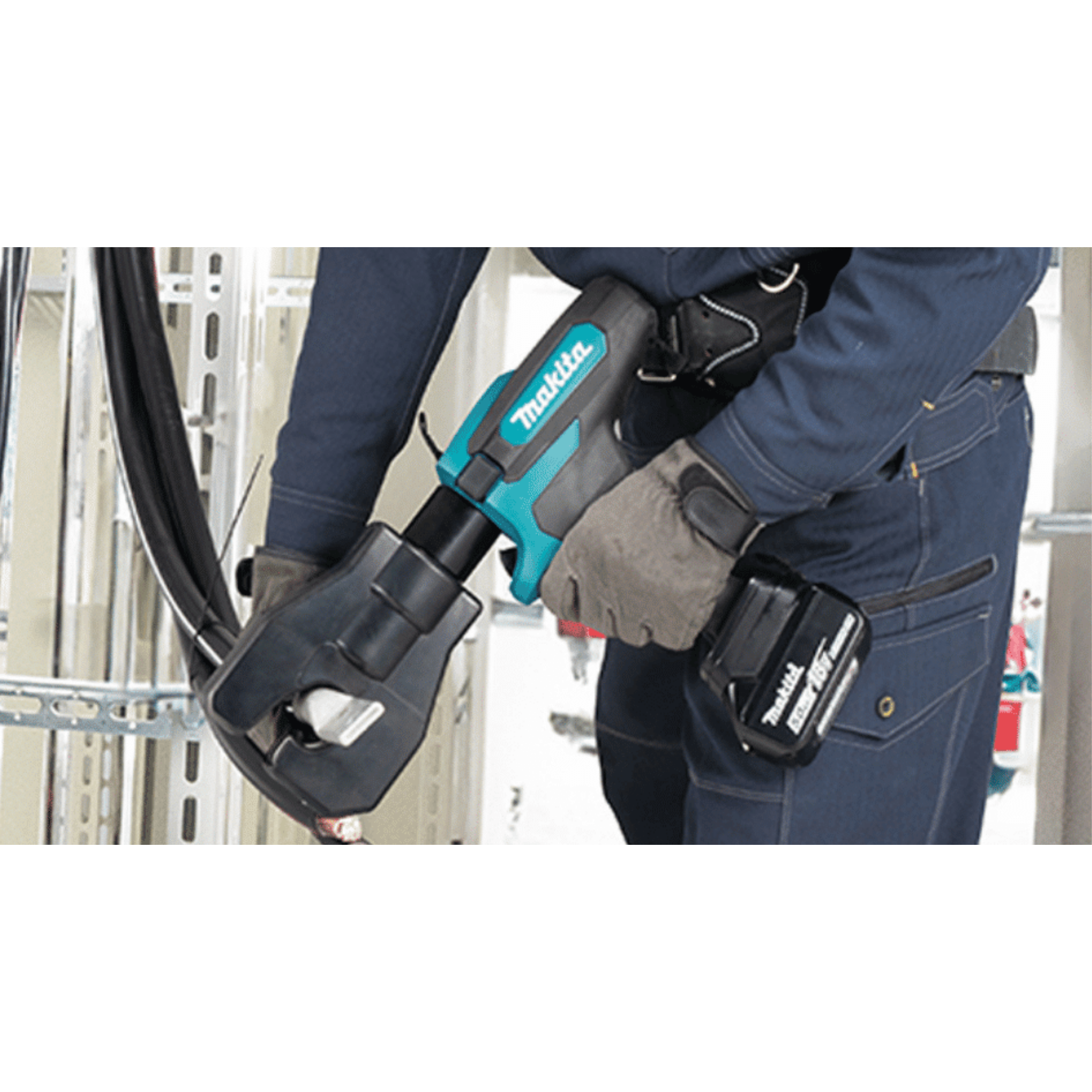MAKITA DTC303ZK, 18V CORDLESS CABLE CRIMPER (BARE UNIT)