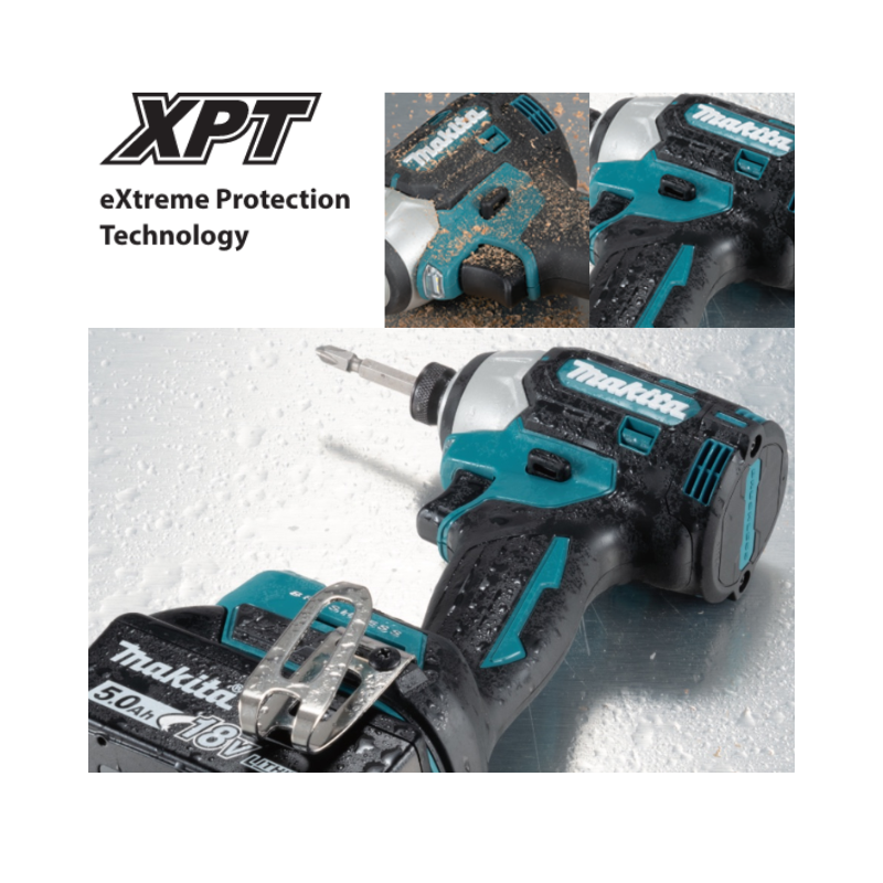 MAKITA DTD201, 18V CORDLESS BRUSHLESS IMPACT DRIVER, 4 SPEED MODES, 210NM, T-MODE FUNCTION