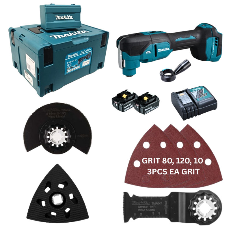 MAKITA DTM53RTJX1 / DTM53Z, 18V CORDLESS BRUSHLESS MULTITOOL (STARLOCK / STARLOCK PLUS / STARLOCK MAX)