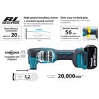MAKITA DTM53RTJX1 / DTM53Z, 18V CORDLESS BRUSHLESS MULTITOOL (STARLOCK / STARLOCK PLUS / STARLOCK MAX)