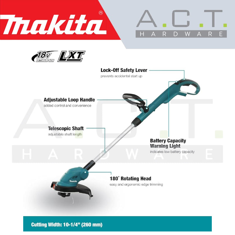MAKITA DUR181Z CORDLESS STRING TRIMMER Secondary image