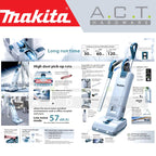 MAKITA DVC560 CORDLESS UPRIGHT CLEANER