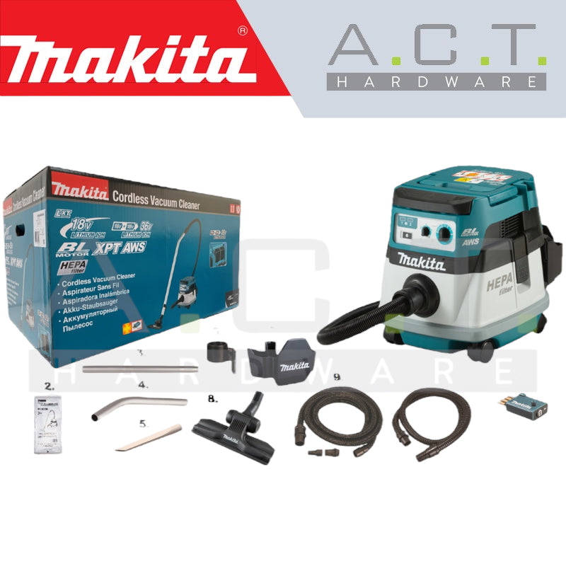 MAKITA DVC867LZX4 CORDLESS VACUUM CLEANER (DRY)