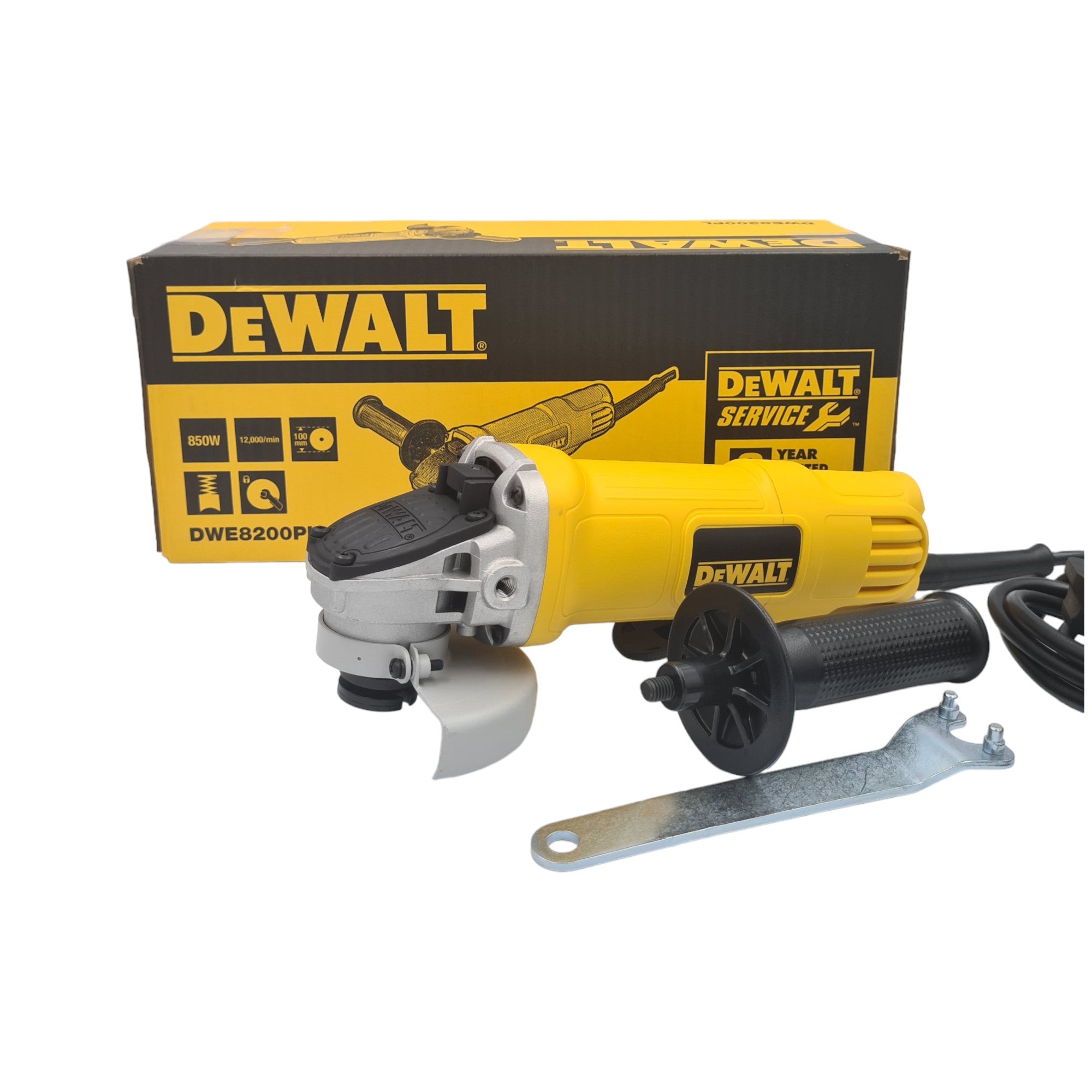 DEWALT DWE8200PL 4" ANGLE GRINDER  DEADMAN SWITCH