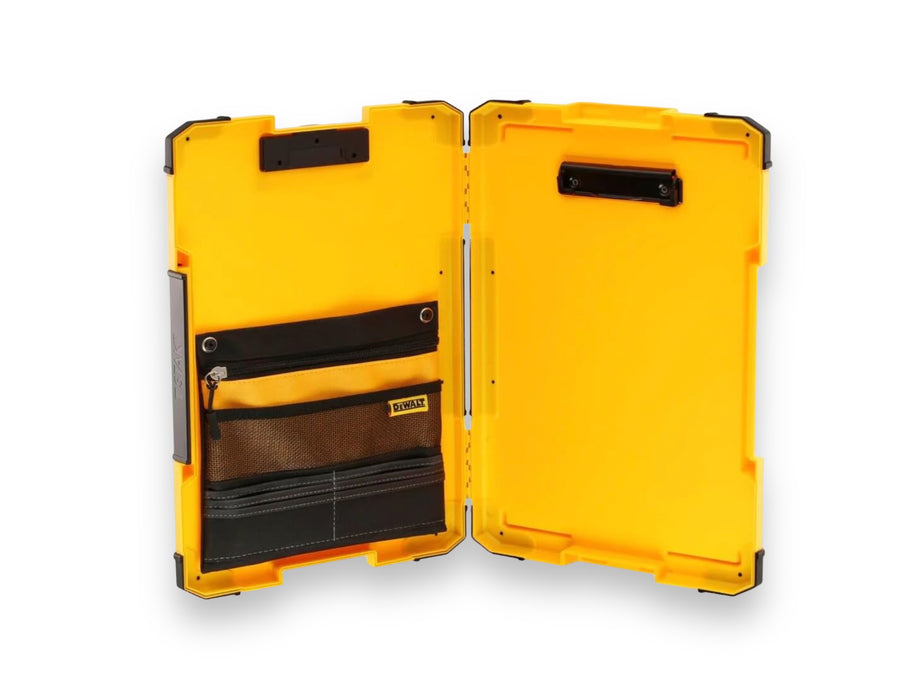 DEWALT HEAVY DUTY TOOL BOX, TSTAK II, CLIPBOARD, DWST82732