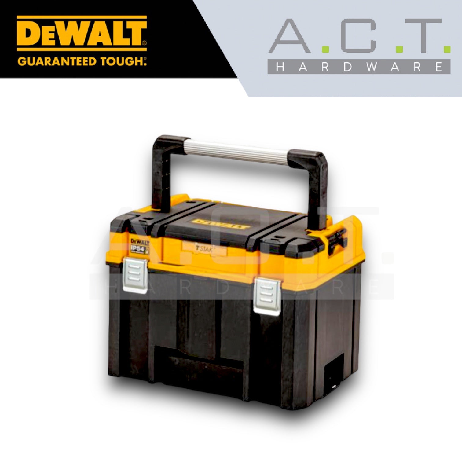 DEWALT HEAVY DUTY TOOL BOX, TSTAK II, DEEP BOX WITH LONG HANDLE, DWST83343-1 Main image