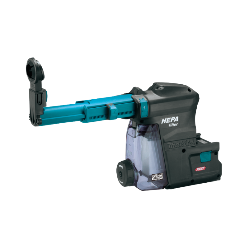MAKITA DX12, DUST EXTRACTION ATTATCHMENT WITH HEPA FILTER FOR HR001G, HR003G (191E52-3)