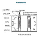 S.H Double Action Spring Hinge