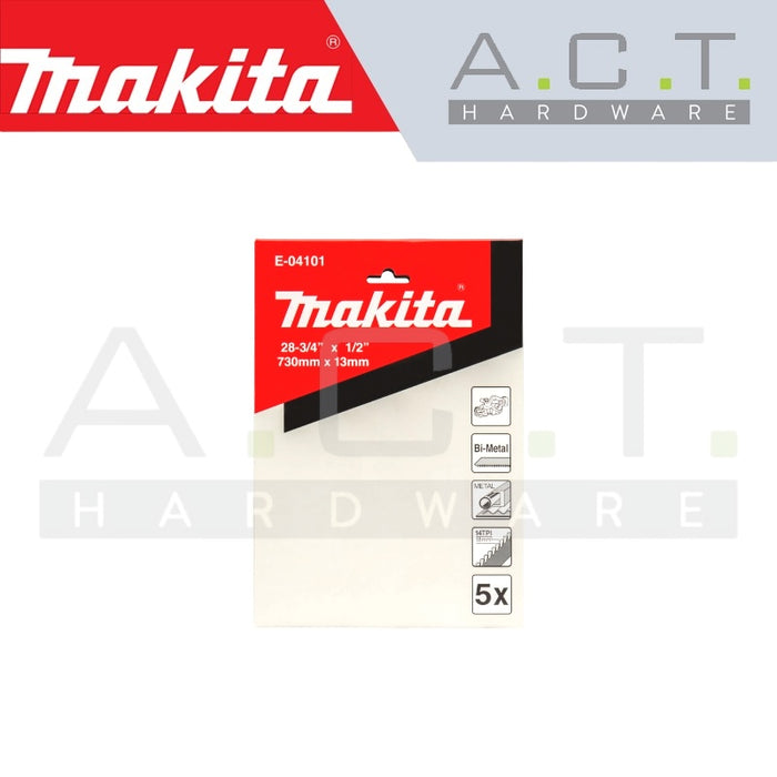 MAKITA RECIPRO SAW BLADE, (STAINLESS STEEL/ CAST IRON/ BAND SAW CUTS), E-04101