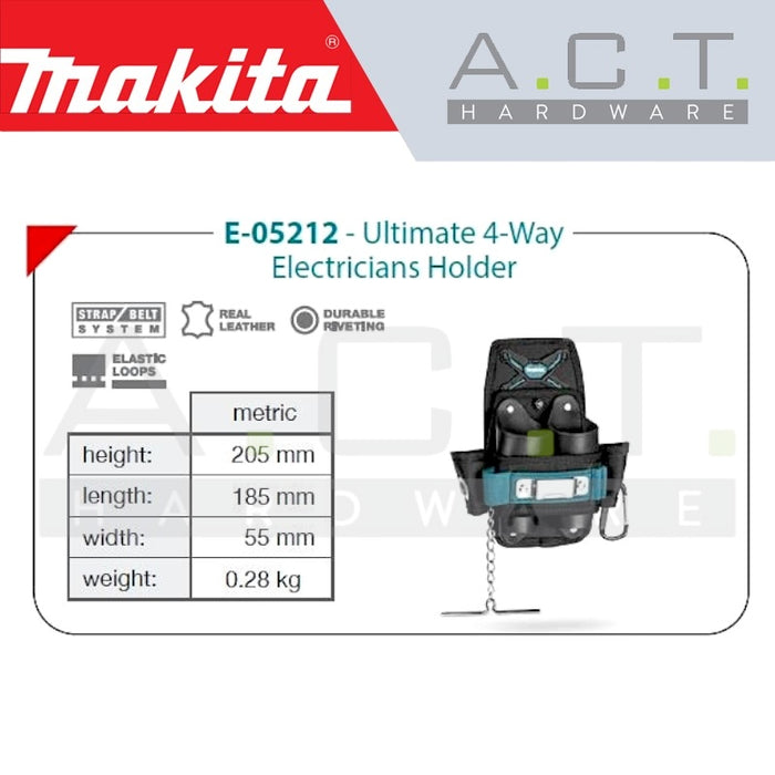 MAKITA ULTIMATE 4-WAY ELECTRICIANS HOLDER, E-05212