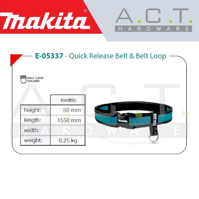 MAKITA QUICK RELEASE BELT, E-05337