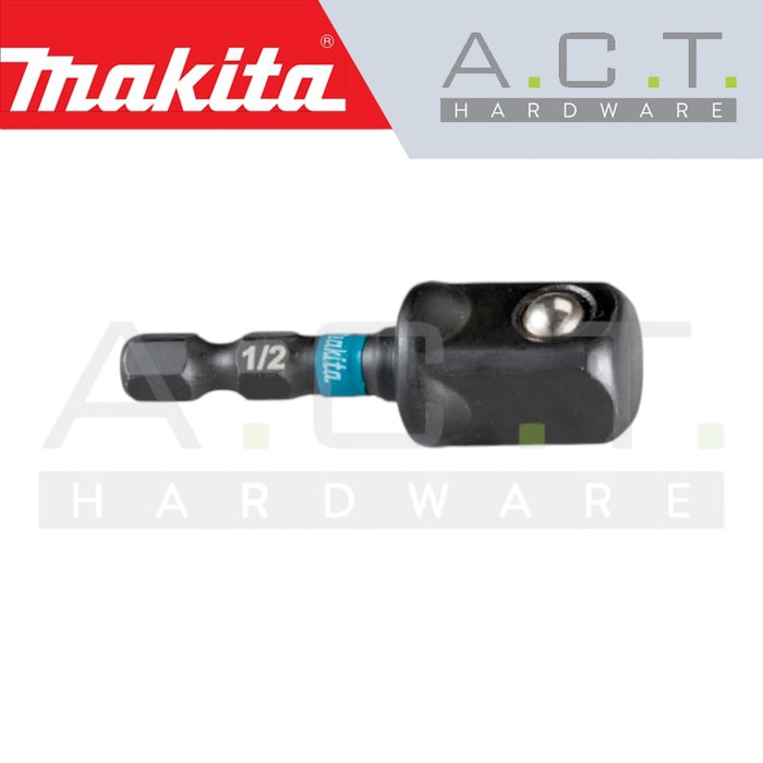 MAKITA IMPACT BLACK SOCKET ADAPTER, E-FORM, 1/2 INCH, E-08850