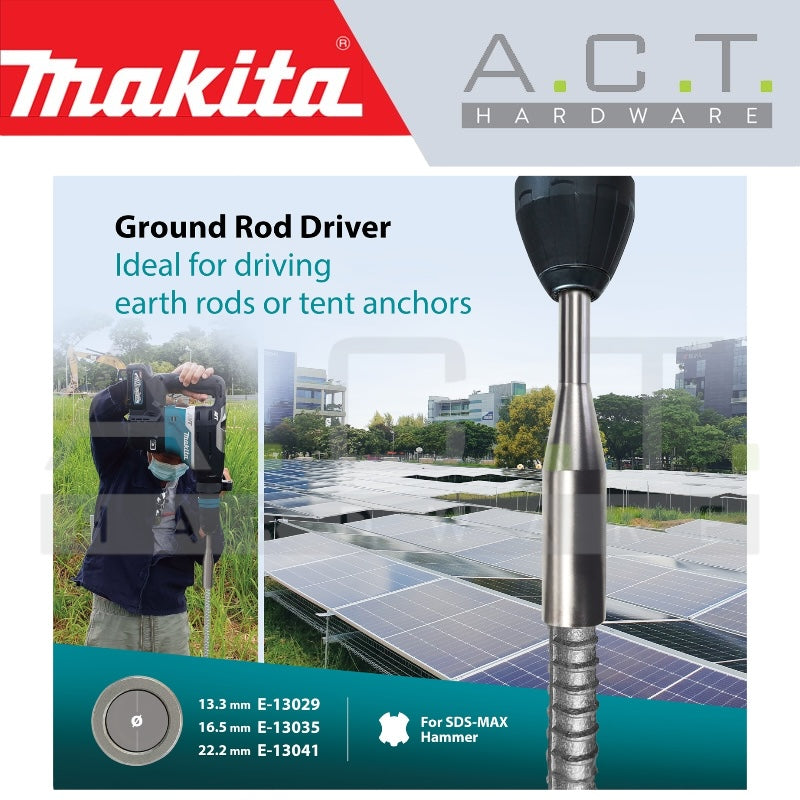 MAKITA GROUND ROD DRIVER FOR SDS-MAX HAMMERS