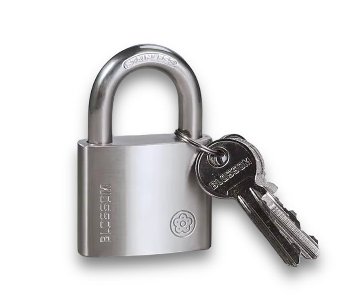 BLOSSOM HIGH SECURITY STAINLESS STEEL PADLOCK, BC92