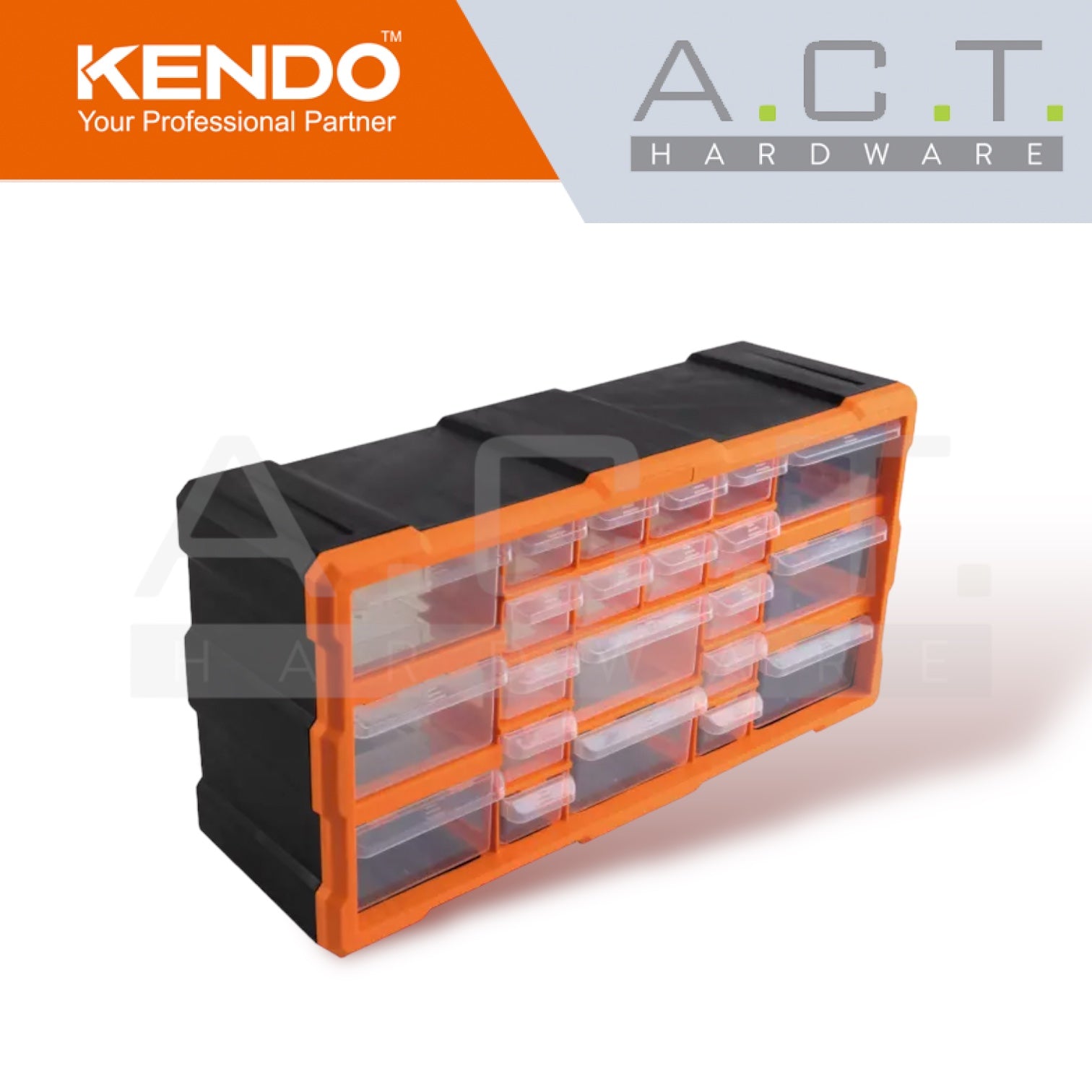 KENDO 22 DRAWER PLASTIC CABINET - 90247